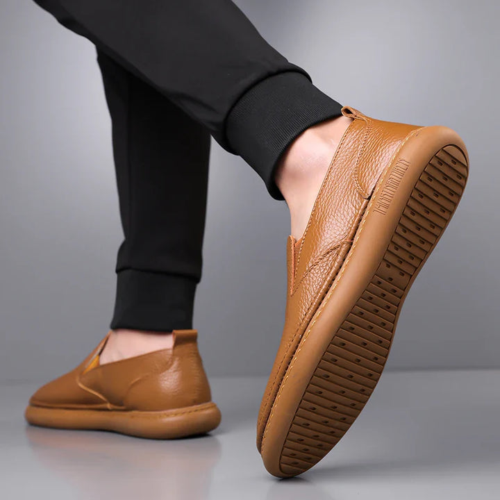 Men's Leather Loafers - Classic Fit Casual