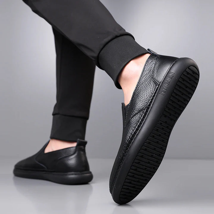 Men's Leather Loafers - Classic Fit Casual