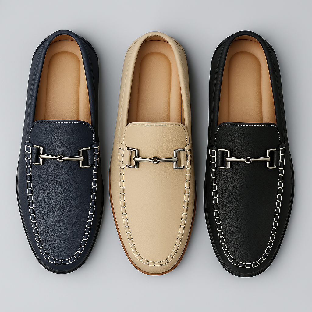 Men's Leather Loafers - Classic Fit
