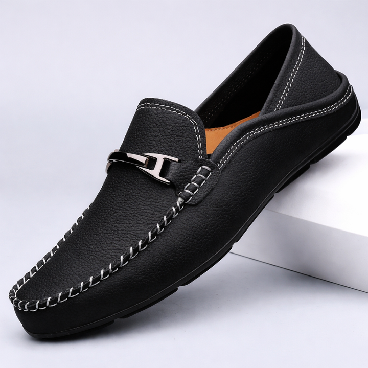 Men's Leather Loafers - Classic Fit