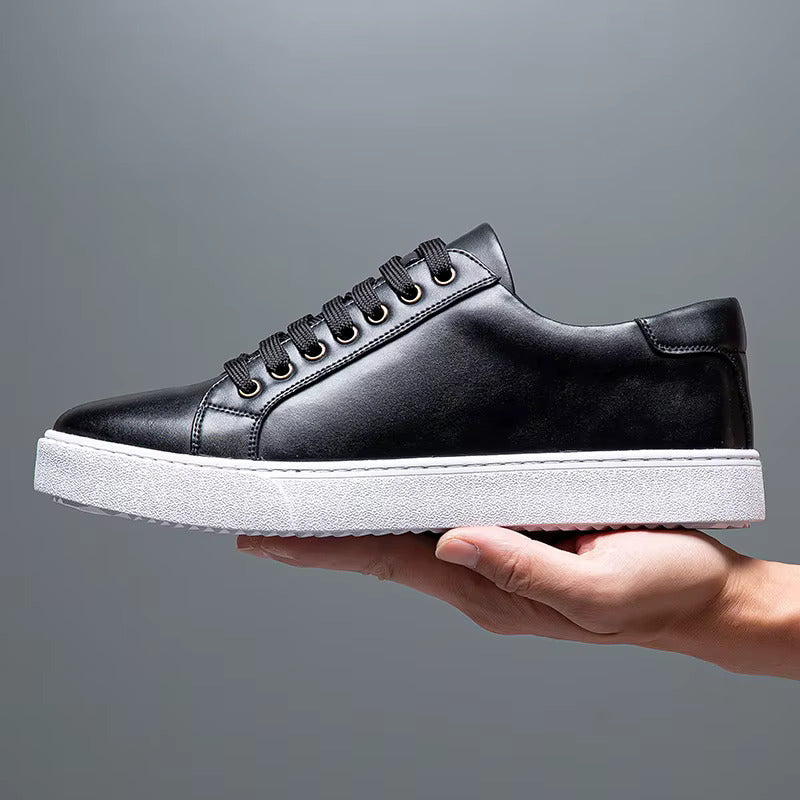 Men's Leather Sneakers - Casual Everyday Wear
