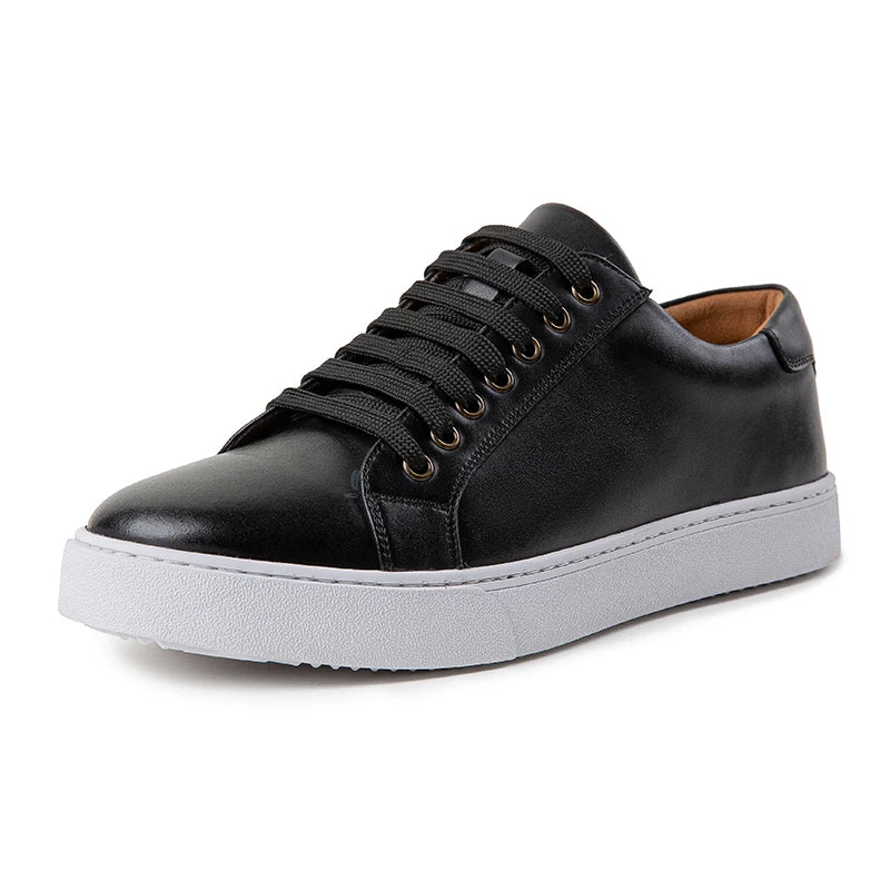 Men's Leather Sneakers - Casual Everyday Wear