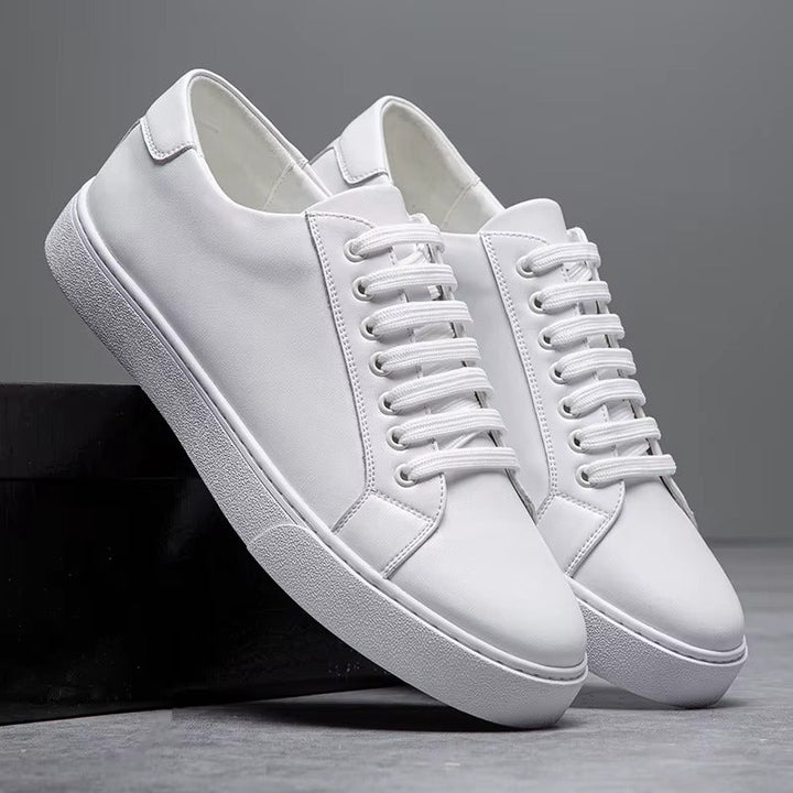 Men's Leather Sneakers - Casual Everyday Wear