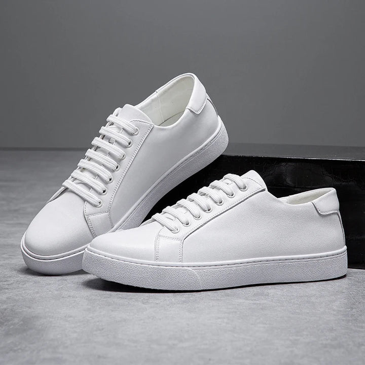 Men's Leather Sneakers - Casual Everyday Wear