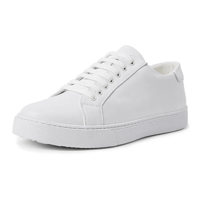 Men's Leather Sneakers - Casual Everyday Wear