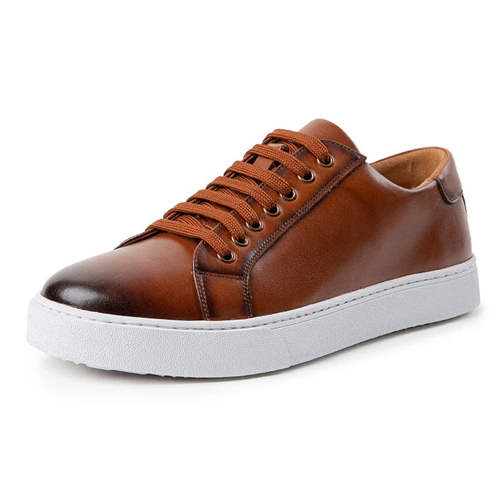 Men's Leather Sneakers - Casual Everyday Wear