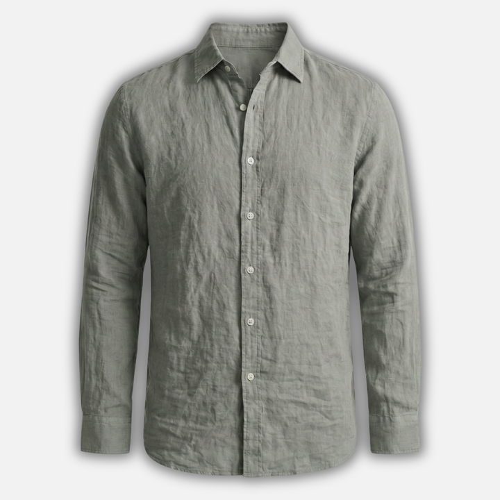 Men's Lightweight Casual Linen Shirt for Summer