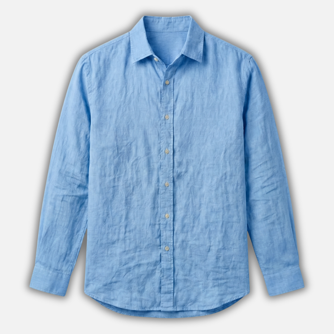 Men's Lightweight Casual Linen Shirt for Summer