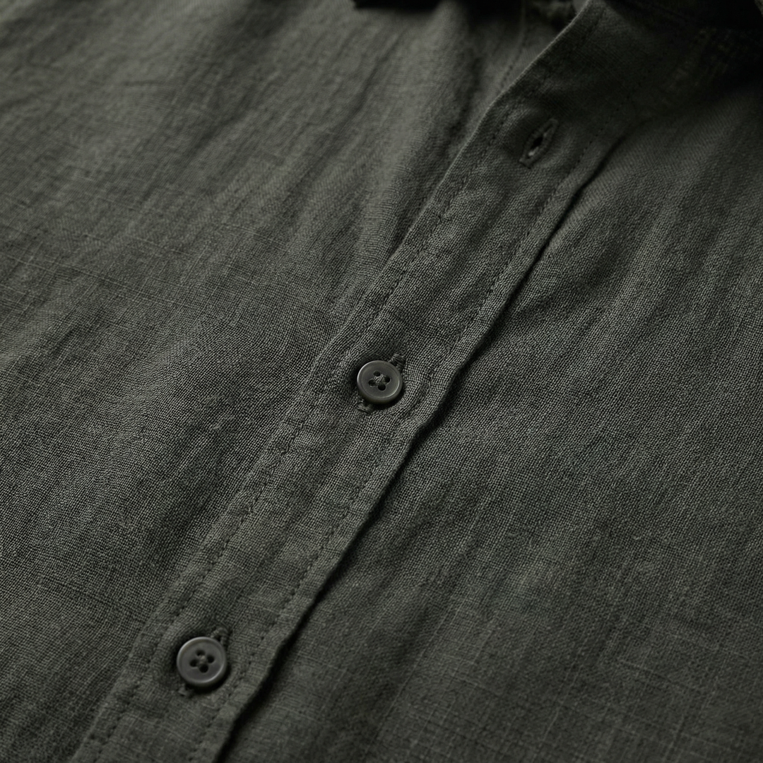 Men's Lightweight Casual Linen Shirt for Summer