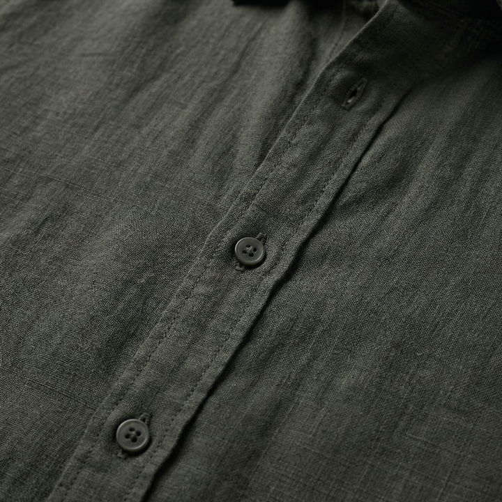 Men's Lightweight Casual Linen Shirt for Summer