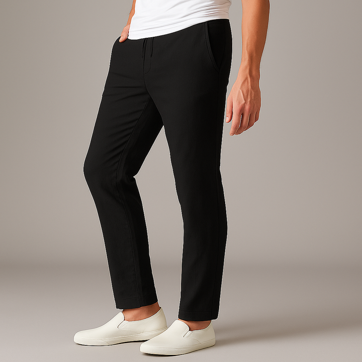 Men's Linen Pants - Relaxed Fit Casual