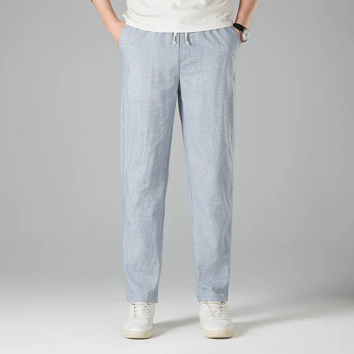 Men's Linen Trousers - Relaxed Fit