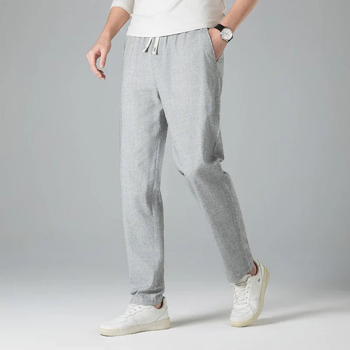 Men's Linen Trousers - Relaxed Fit