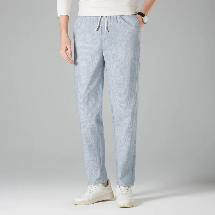 Men's Linen Trousers - Relaxed Fit
