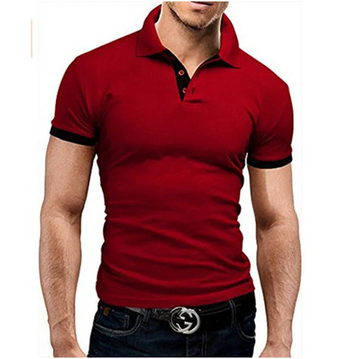 Men's Modern Fit Cotton Polo Shirt - Casual Everyday Wear