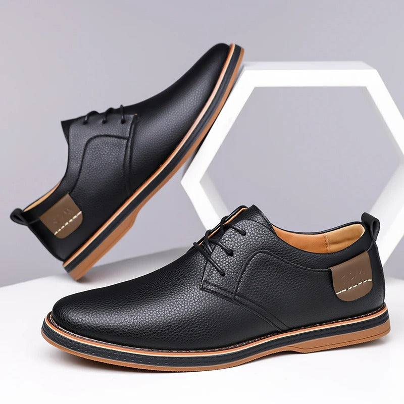 Men's Orthopedic Leather Sneakers - Everyday Casual