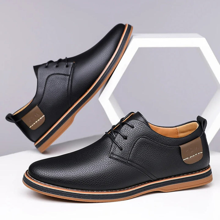Men's Orthopedic Leather Sneakers - Everyday Casual