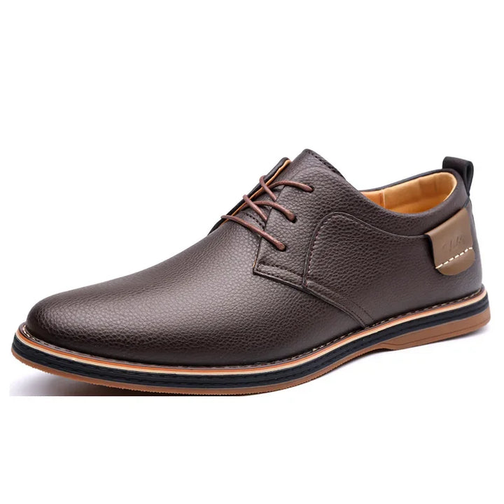 Men's Orthopedic Leather Sneakers - Everyday Casual