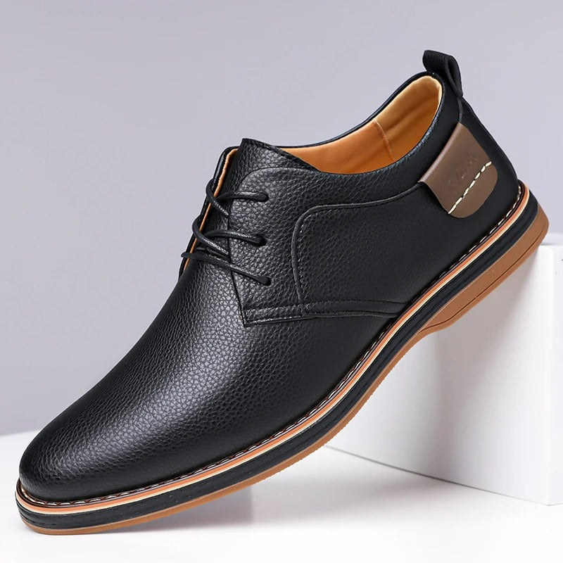 Men's Orthopedic Leather Sneakers - Everyday Casual