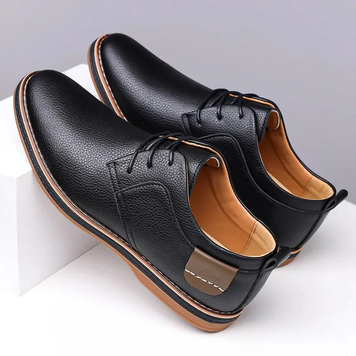 Men's Orthopedic Leather Sneakers - Everyday Casual