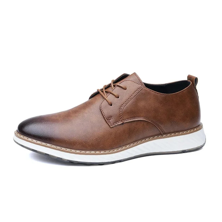 Men's Orthopedic Leather Sneakers - Everyday Wear