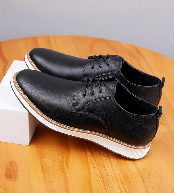 Men's Orthopedic Leather Sneakers - Everyday Wear