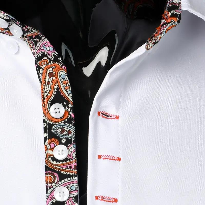Men's Paisley Print Shirt - Relaxed Fit