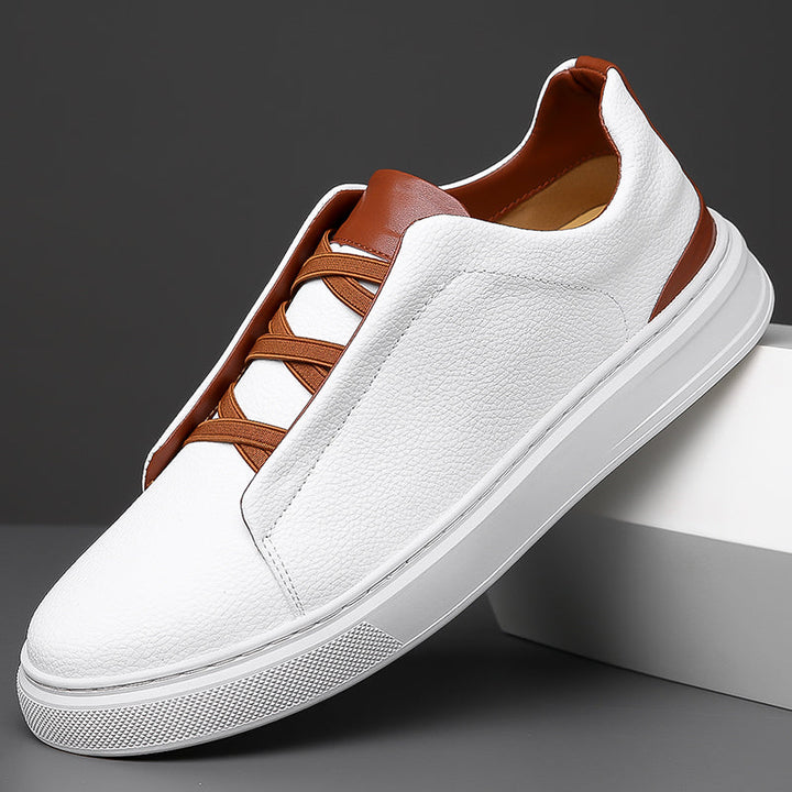 Men's Pebbled Leather Dress Shoes - Formal Occasion