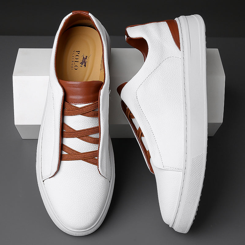 Men's Pebbled Leather Dress Shoes - Formal Occasion