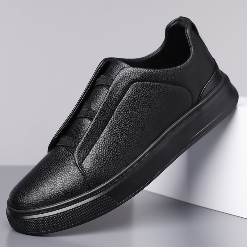 Men's Pebbled Leather Dress Shoes - Formal Occasion