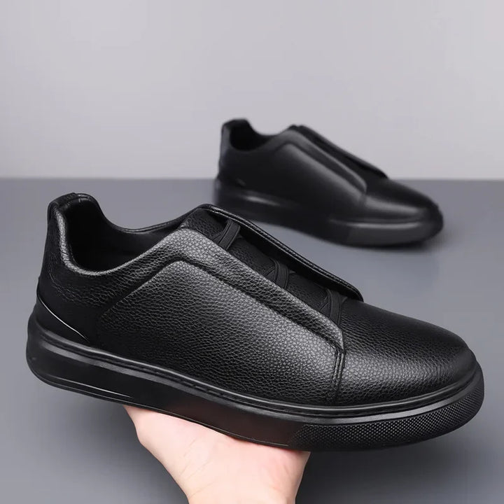 Men's Pebbled Leather Dress Shoes - Formal Occasion