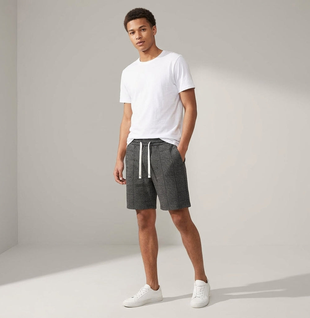Men's Plaid Lounge Shorts