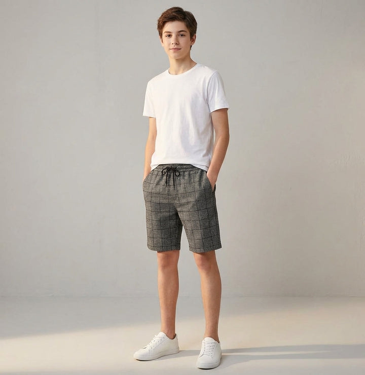 Men's Plaid Lounge Shorts