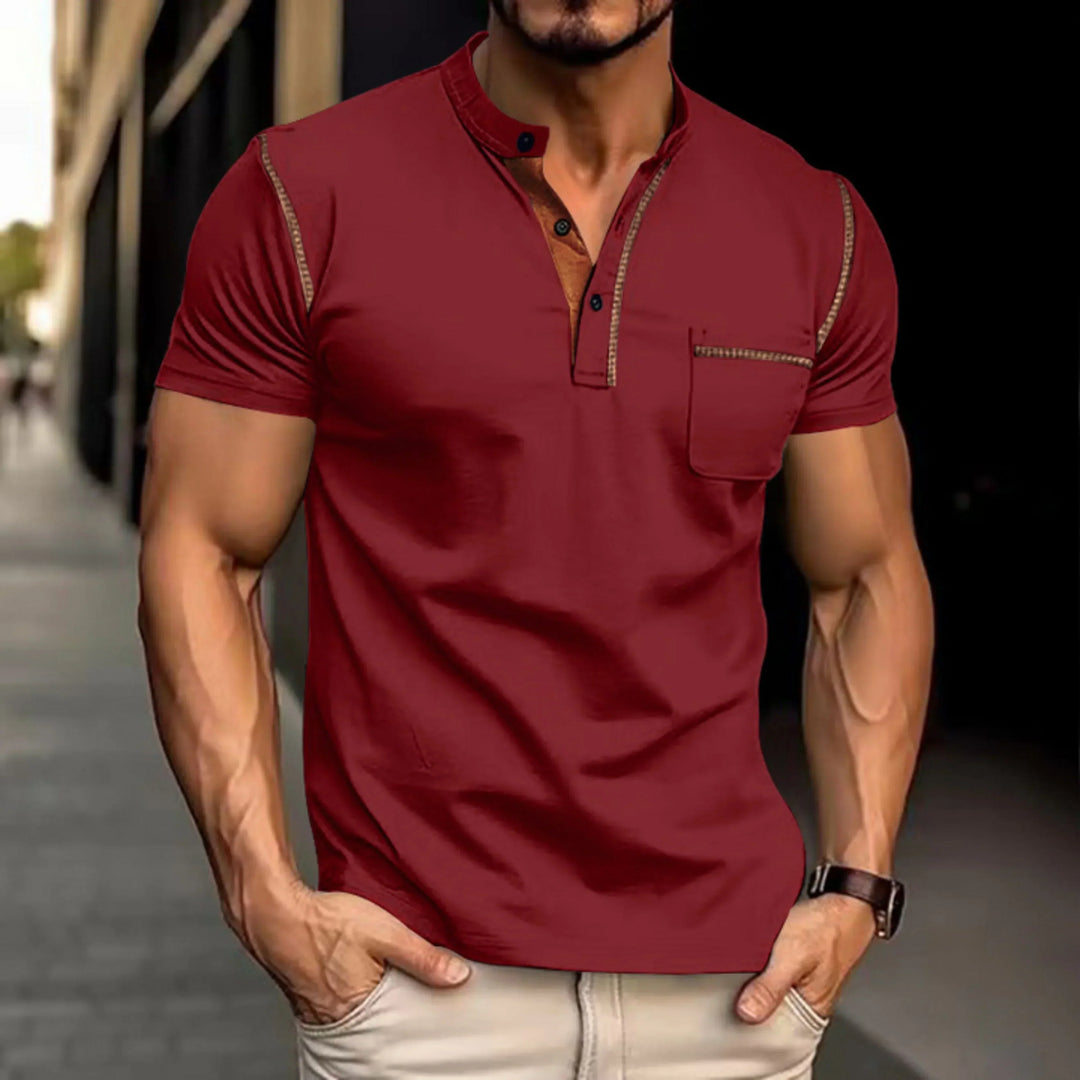 Men's Regular Fit Contrast Trim Polo Shirt - Casual Wear