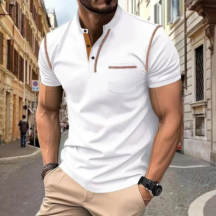 Men's Regular Fit Contrast Trim Polo Shirt - Casual Wear