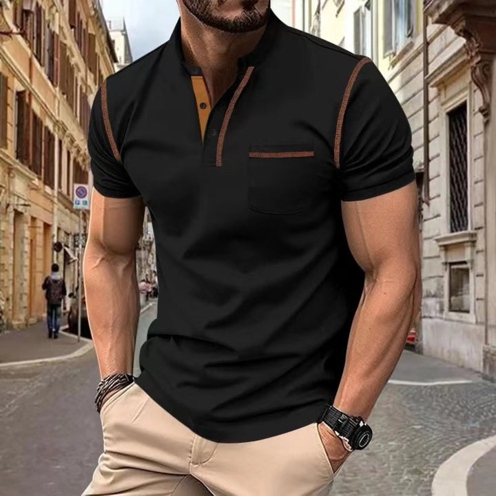 Men's Regular Fit Contrast Trim Polo Shirt - Casual Wear