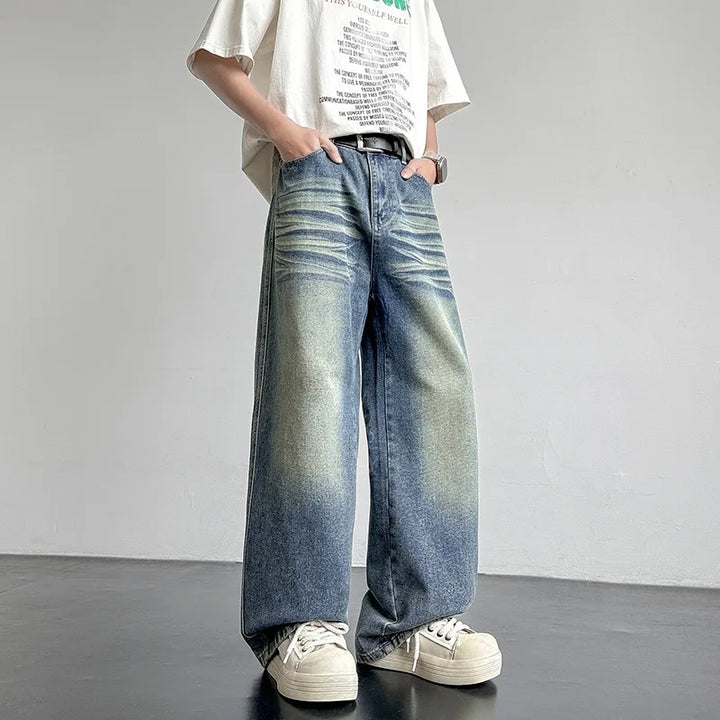 Men's Regular Fit Fade Denim Jeans - Casual Wear