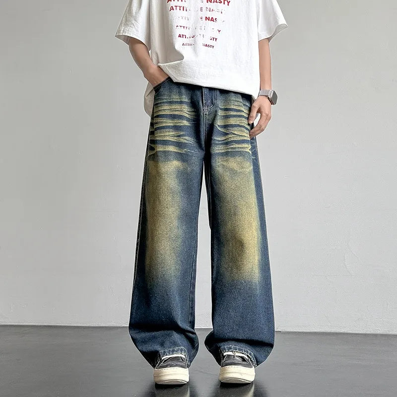 Men's Regular Fit Fade Denim Jeans - Casual Wear