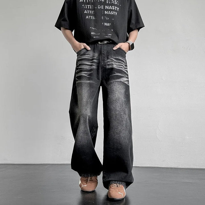 Men's Regular Fit Fade Denim Jeans - Casual Wear