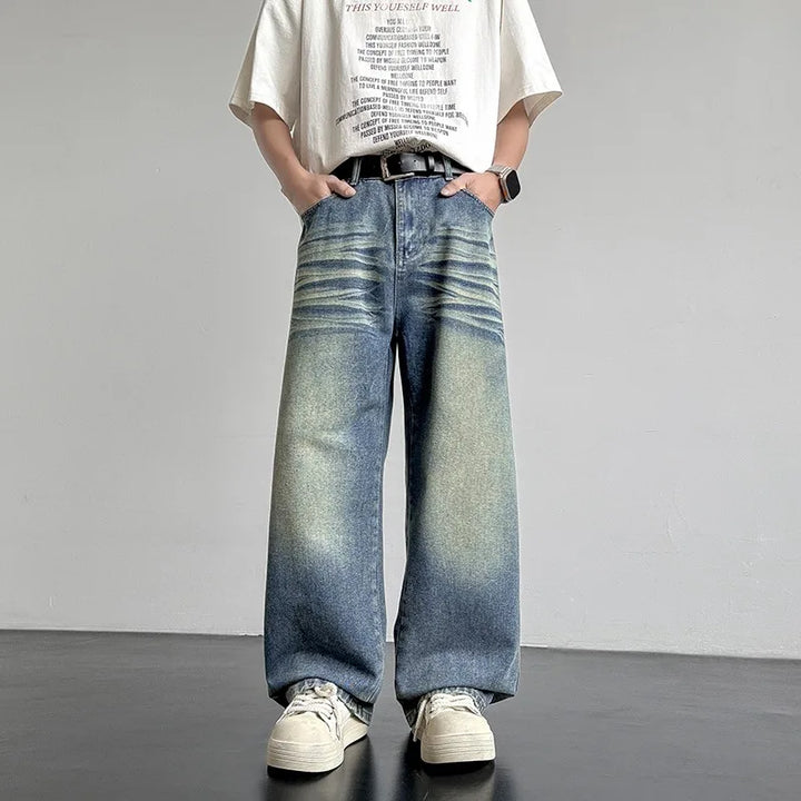 Men's Regular Fit Fade Denim Jeans - Casual Wear