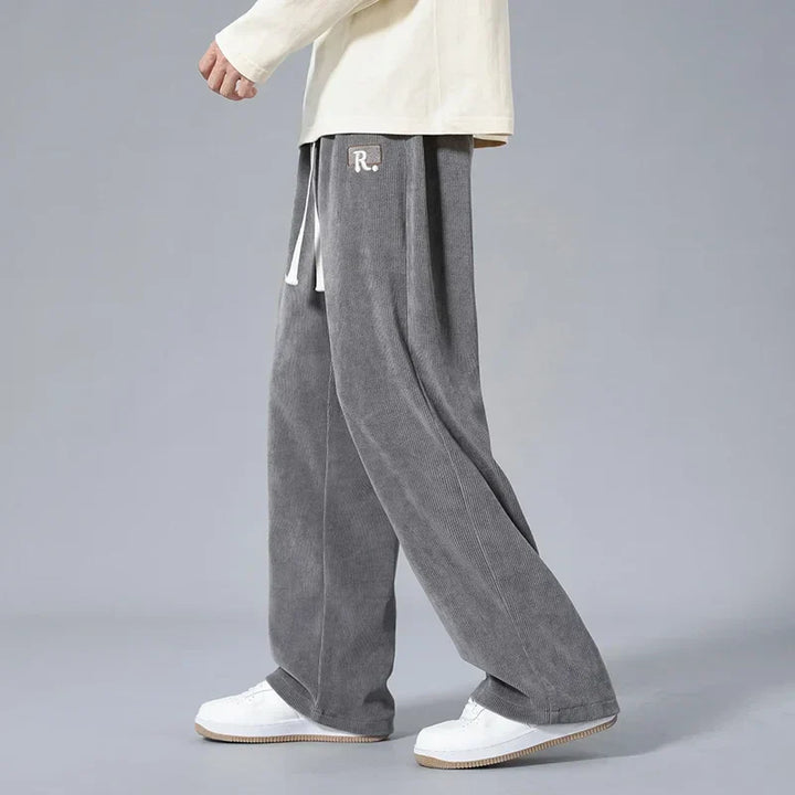 Men's Relaxed Fit Corduroy Sweatpants - Everyday Wear