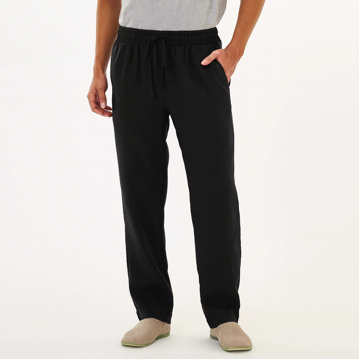 Men's Relaxed Fit Cotton Pants - Casual Wear