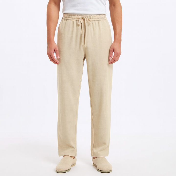 Men's Relaxed Fit Cotton Pants - Casual Wear
