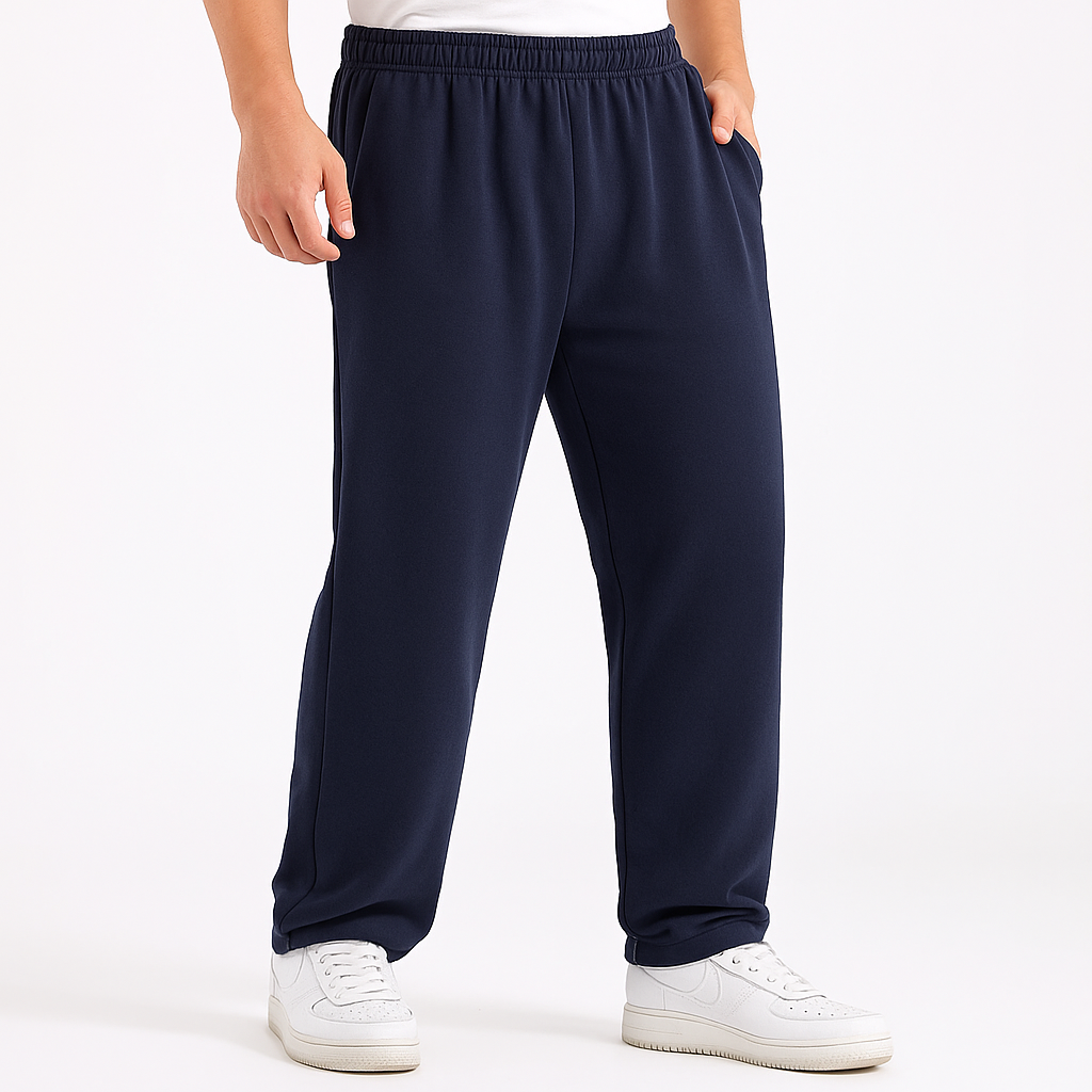 Men's Relaxed Fit Cotton Sweatpants - Everyday Wear