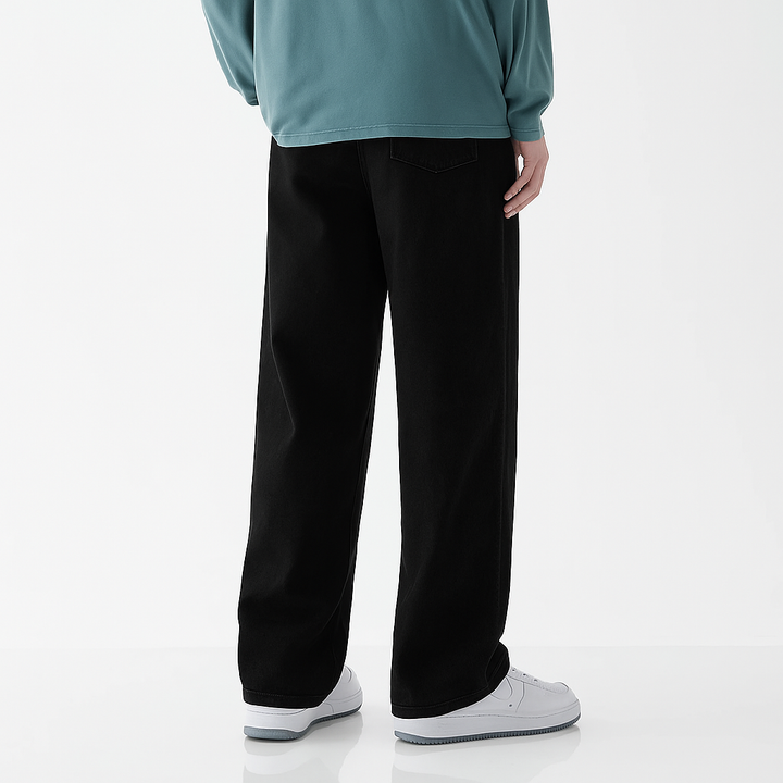 Men's Relaxed Fit Denim Jeans - Casual Wear