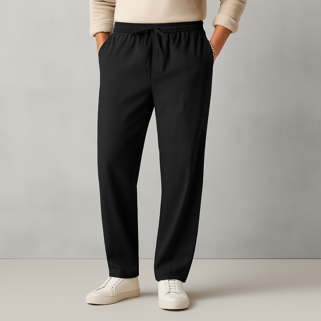 Men's Relaxed Fit Linen Pants - Casual Wear