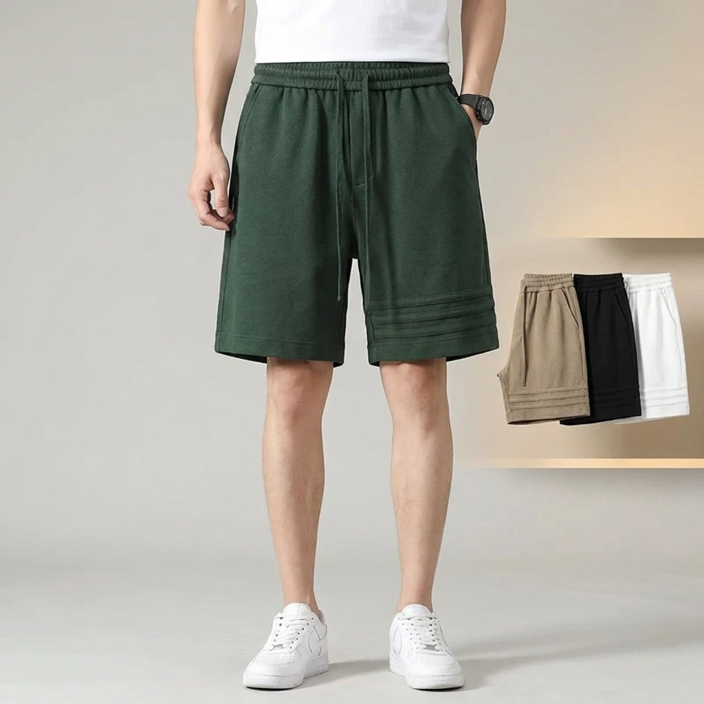 Men's Relaxed Fit Striped Shorts