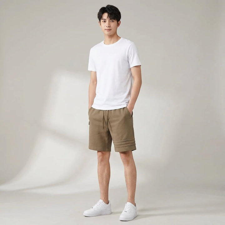 Men's Relaxed Fit Striped Shorts