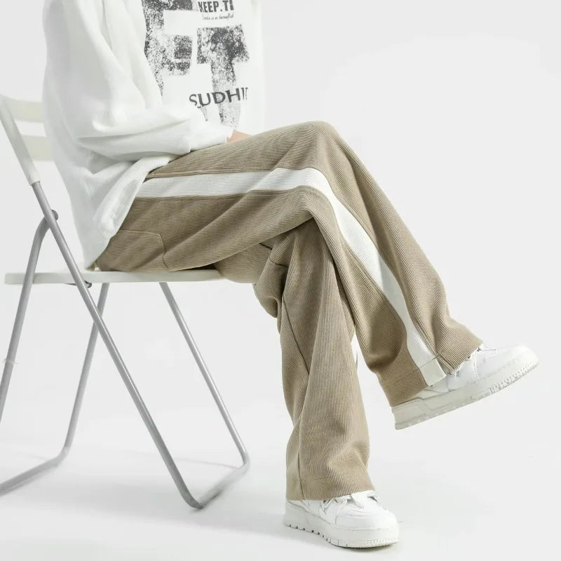 Men's Side Stripe Relaxed Fit Sweatpants - Everyday Wear