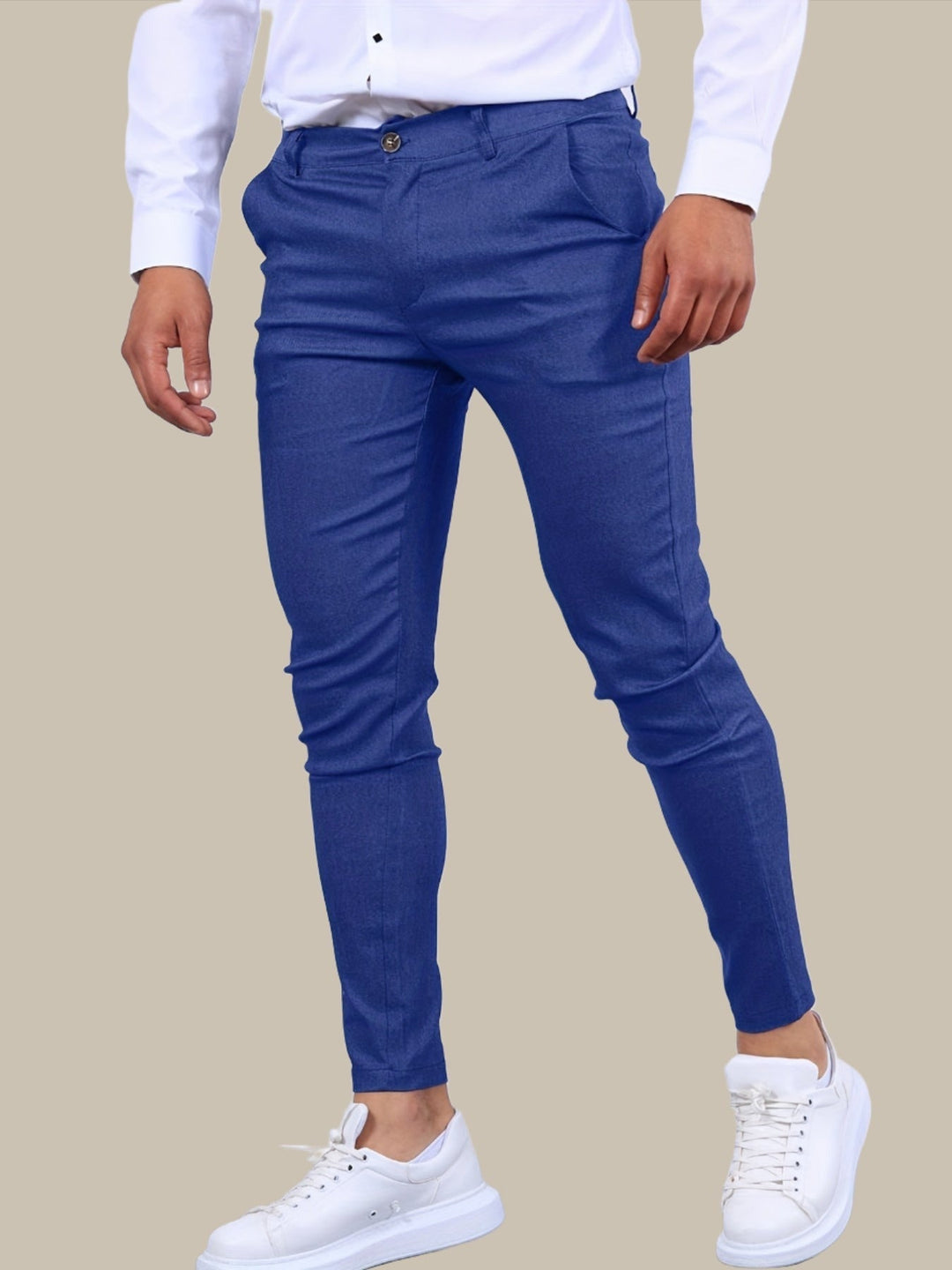 Men's Skinny-Fit Chino Pants - Comfortable Stretch Fabric